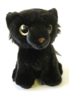 Obrázek z Panter černý plyš velké oči 20cm (6) 